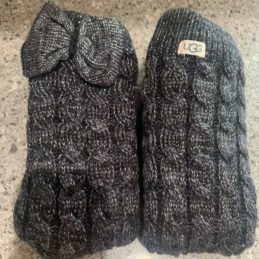 UGG LAILA BOW FLEECE LINED SOCK